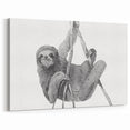 Adorable Sloth Wall Art - Nature-Inspired Canvas Print for Any Space