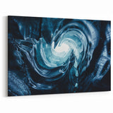 Mesmerizing Glacier Art - Abstract Glacier Photography Canvas Print