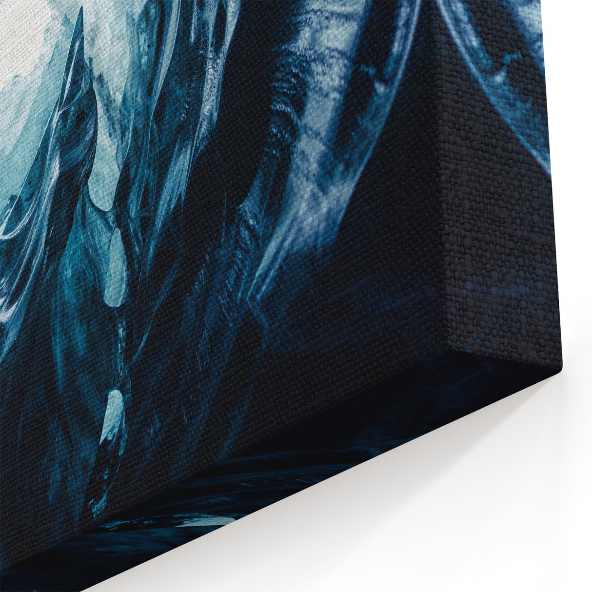 Mesmerizing Glacier Art - Abstract Glacier Photography Canvas Print