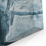 Dramatic Glacier Crevasse Art - Captivating Glacier Landscape Print