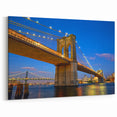 Scenic Brooklyn Bridge Wall Art - Landscape Bridge Canvas Print