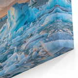 Glacier Sunset Art - Captivating Glacier and Iceberg Photography Print
