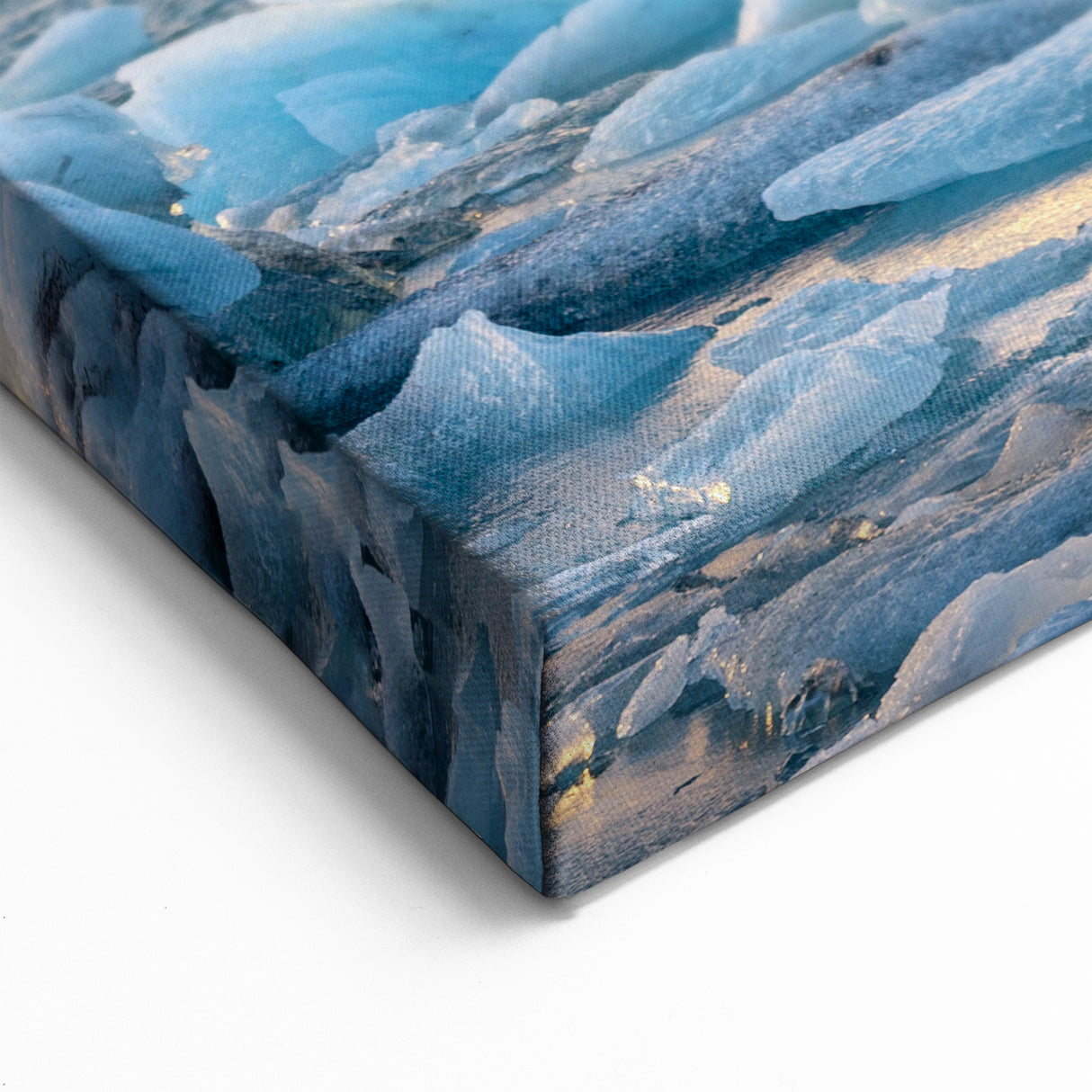 Glacier Sunset Art - Captivating Glacier and Iceberg Photography Print