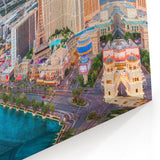 Las Vegas Skyline Wall Art - Vibrant Daytime Cityscape Prints & Canvas
