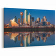 Elegant Dallas Skyline Night Art - Framed Cityscape Prints for Modern Decor