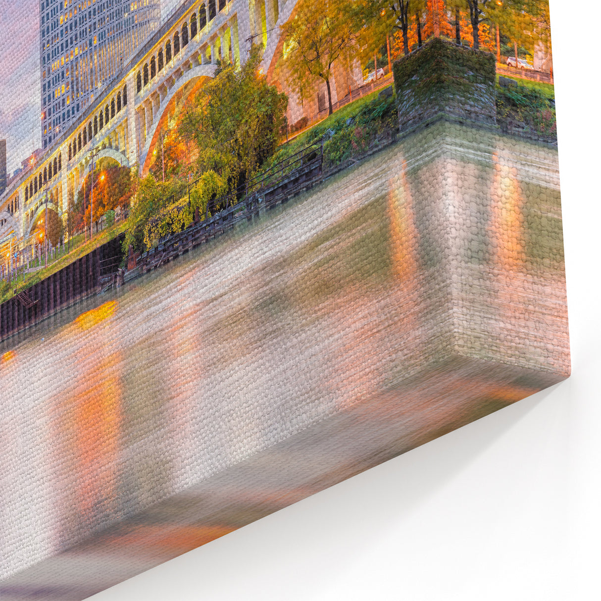 Vibrant Cleveland Skyline Wall Art - Downtown Cityscape Canvas Print