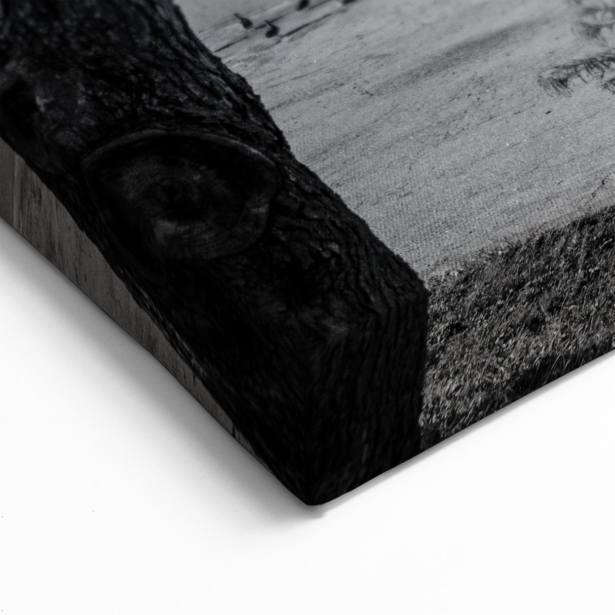 Black & White Cincinnati Skyline Wall Art - Downtown Cityscape Photography