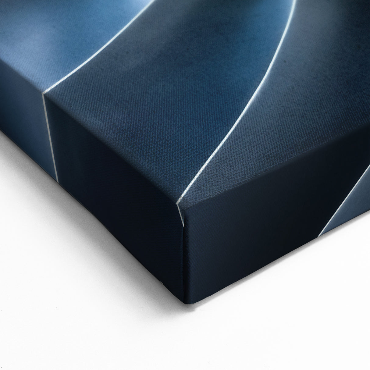 Modern Aviation Art: Close-Up of Jet Engine Fan Blade on Canvas Print