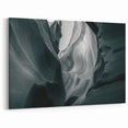 Monochrome Canyon Art - Elegant Black and White Canyon Canvas Prints