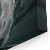 Monochrome Canyon Art - Elegant Black and White Canyon Canvas Prints