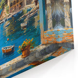Nautical Harbor Views Wall Art – Coastal Harbor Canvas