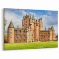 Historic Castle Wall Art - Vibrant Castle Prints European Architecture