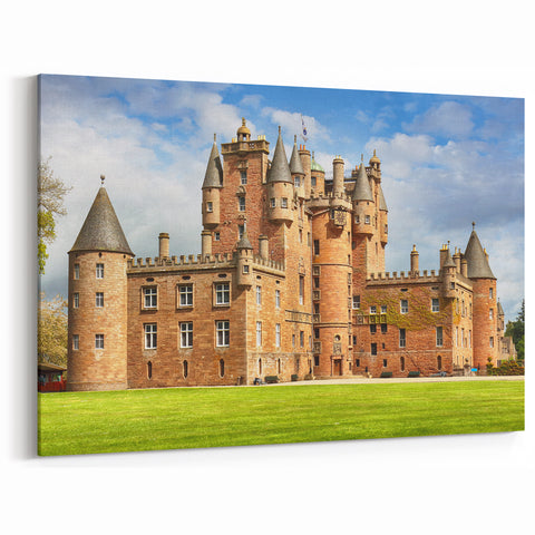Historic Castle Wall Art - Vibrant Castle Prints European Architecture
