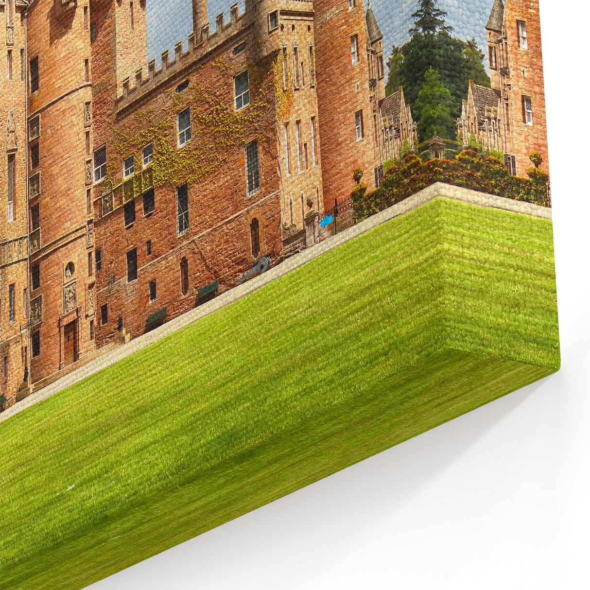 Historic Castle Wall Art - Vibrant Castle Prints European Architecture