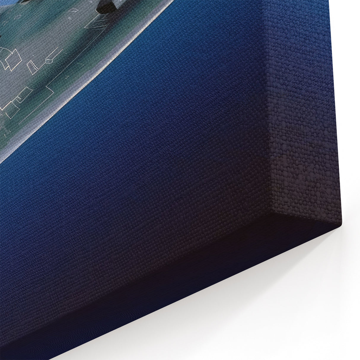 Stealth Bomber Over Ocean - Futuristic Aviation Wall Art for Enthusiasts