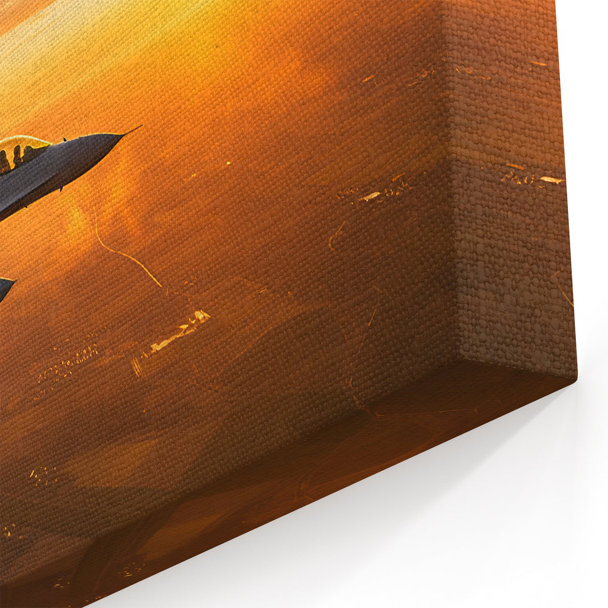 F-16 Jets at Sunset - Stunning Aviation Wall Art for Home Decor