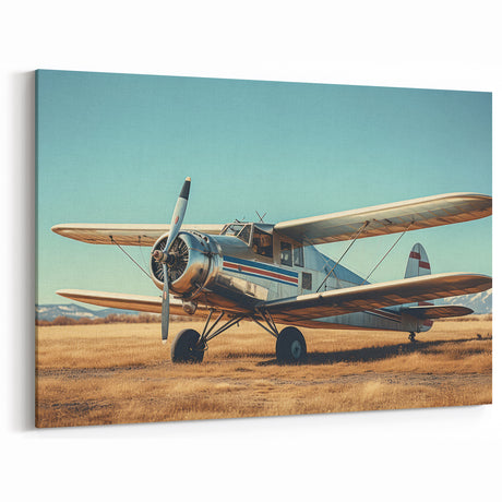 Vintage Aircraft Art - Classic Aviation Wall Decor for Home & Office