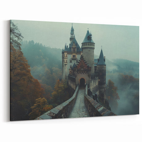 Historic Castle Photography - Medieval European Castle Landscape Art