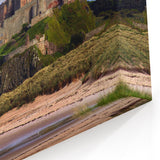 Coastal Castle Wall Art - Historic European Castle Landscape Print