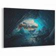 Majestic Ice Cave Wall Art - Scenic Mountain Landscape Photography Print