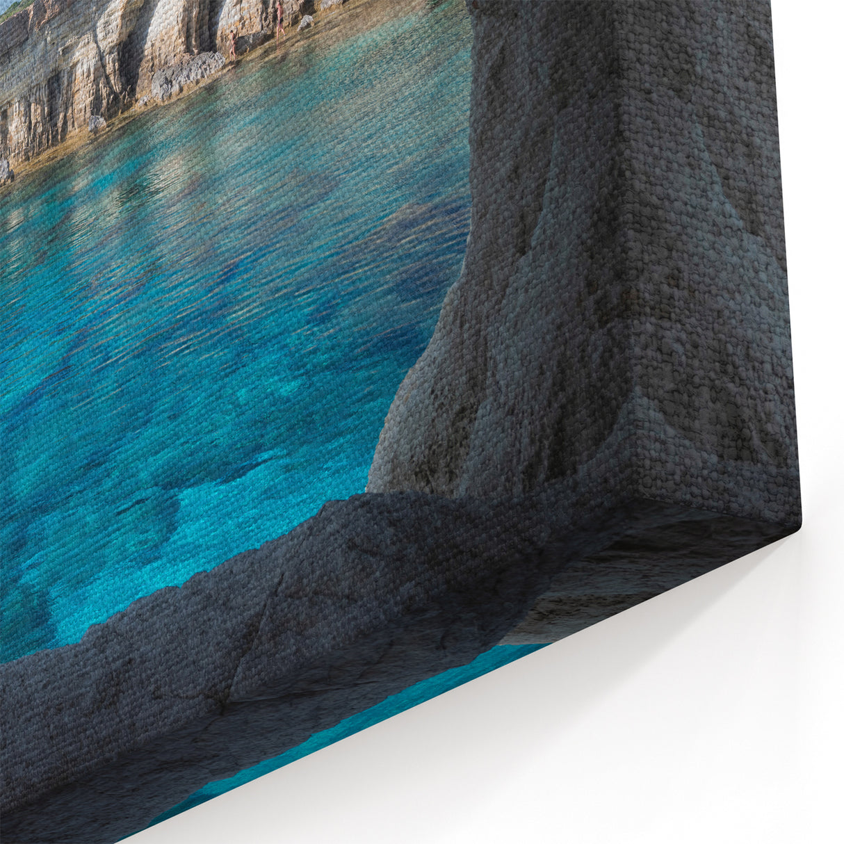 Coastal Cave Wall Art - Stunning Scenic Cave Photography Print Decor