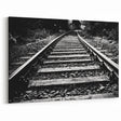 Monochrome Railroad Wall Art - Black and White Railway Photography Print