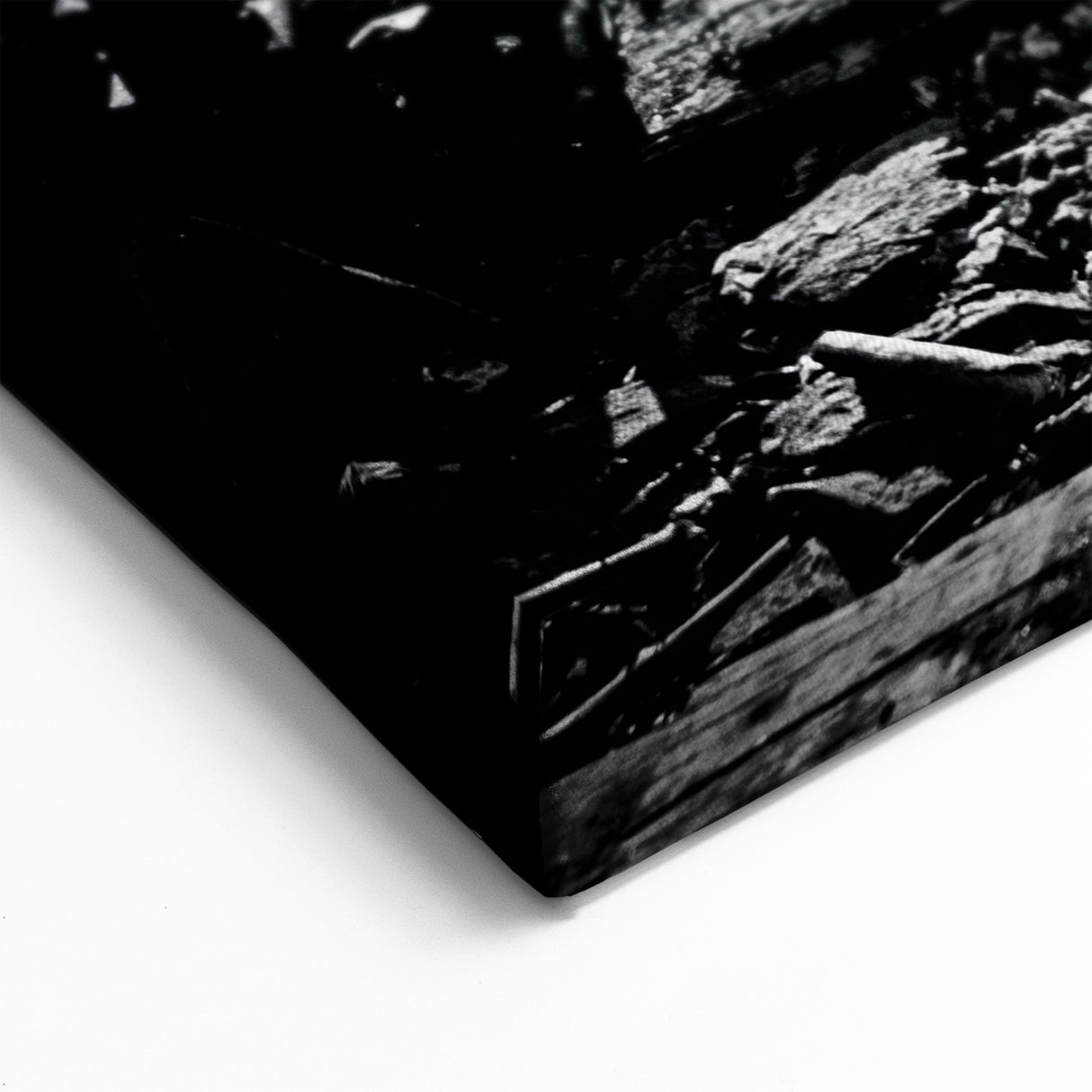 Monochrome Railroad Wall Art - Black and White Railway Photography Print