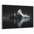 Arctic Iceberg Scenic Art - Captivating Polar Landscape Canvas Print