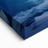 Starlit Arctic Landscape Art - Stunning Iceberg Canvas Print Decor