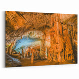 Stalactite Cave Wall Art - Majestic Natural Cave Formation Photography