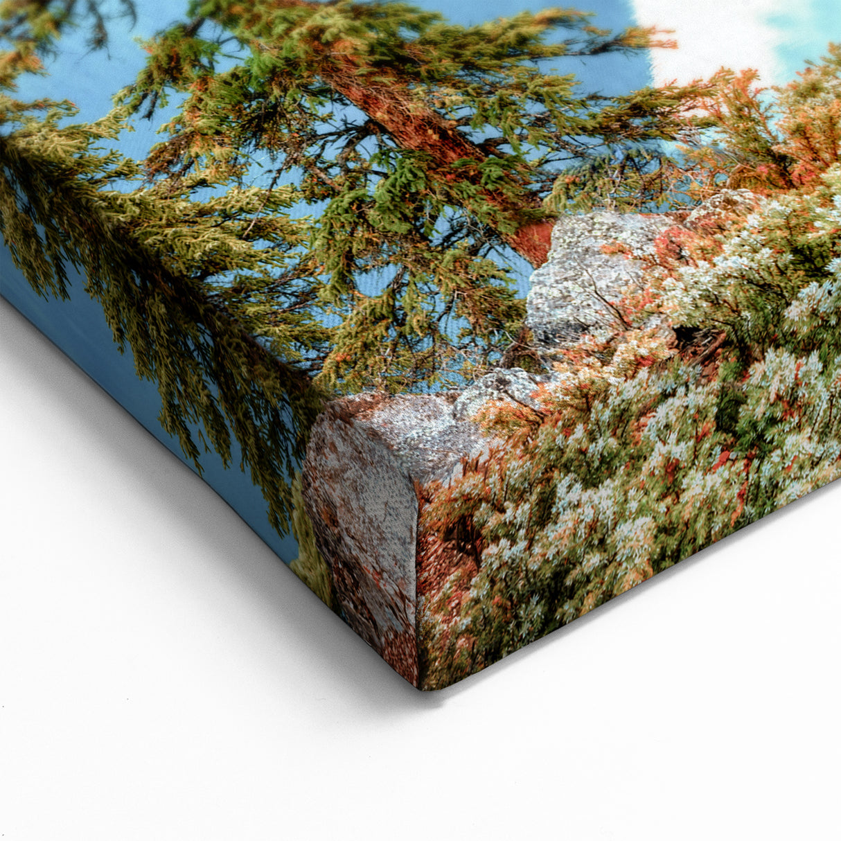 Vibrant Mountain Lake Art - Stunning Scenic Lake Photography Print