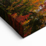 Autumn Lake Reflection Art - Vibrant Fall Colors Scenic Photography Print