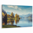Tranquil Lakeside Morning Art - Scenic Mountain Lake Photography Print