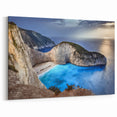 Vibrant Coastal Cliffs Canvas Art – Breathtaking Ocean View Wall Decor
