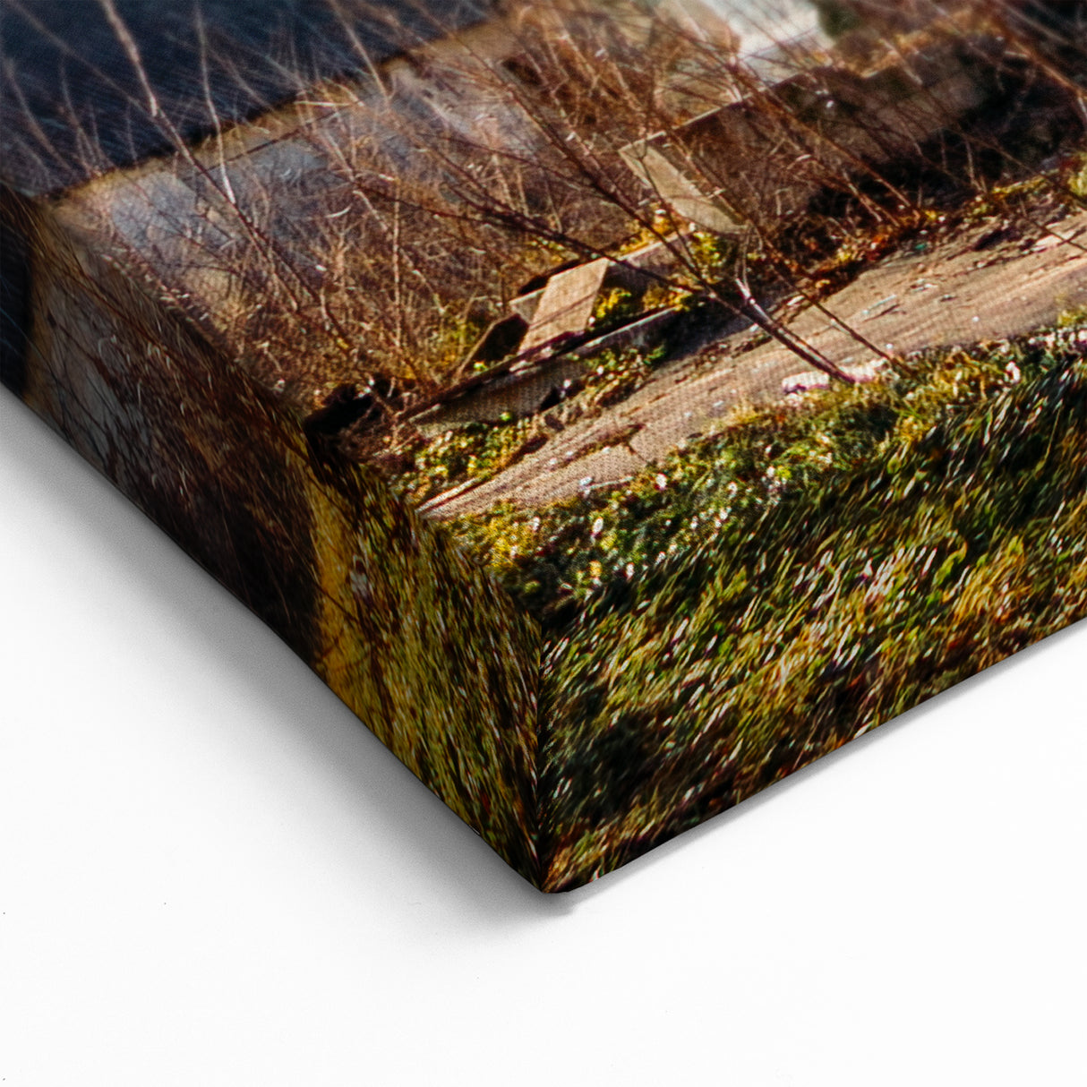Dereliction Wall Art - Abandoned Mansion Ruins, Urban Decay Canvas