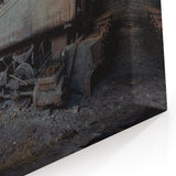 Dereliction Wall Art - Abandoned Rusty Train, Industrial Urban Decay
