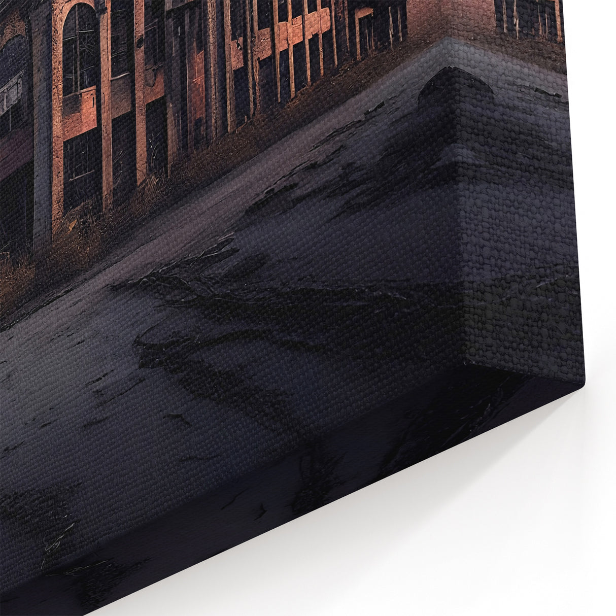 Dereliction Wall Art - Abandoned Industrial Factory, Urban Decay Canvas