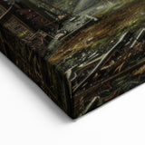 Abandoned Railway Station Art - Derelict Architecture Urban Decay Print