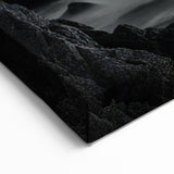 Moonlit Lighthouse on Rocks - Dramatic Coastal Wall Art Night Decor
