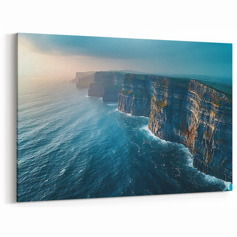 Majestic Ocean Cliffs Wall Art – Coastal Cliff Canvas for Home Decor