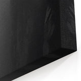 Dramatic Cliff Silhouettes – Black and White Cliff Canvas Art for Home
