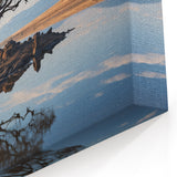 Tranquil Tree Wall Art - Serene Island Reflection - Peaceful Nature Print