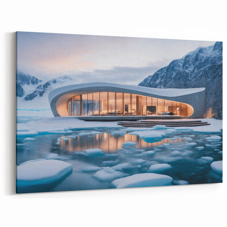 Modern Arctic Retreat - Winter Wonderland Canvas & Framed Wall Art