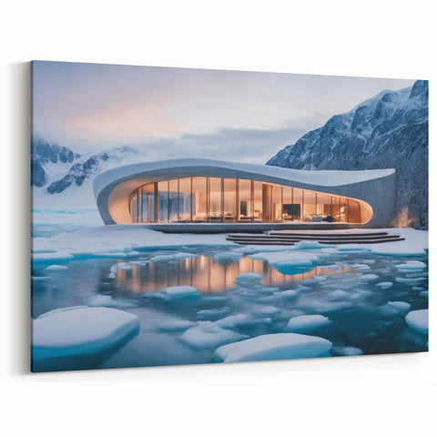 Modern Arctic Retreat - Winter Wonderland Canvas & Framed Wall Art