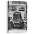 Dereliction Wall Art - Vintage Abandoned Crane Hire Truck Urban Decay Canvas