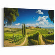 Country Life Art - Scenic Countryside Prints of Rolling Vineyards