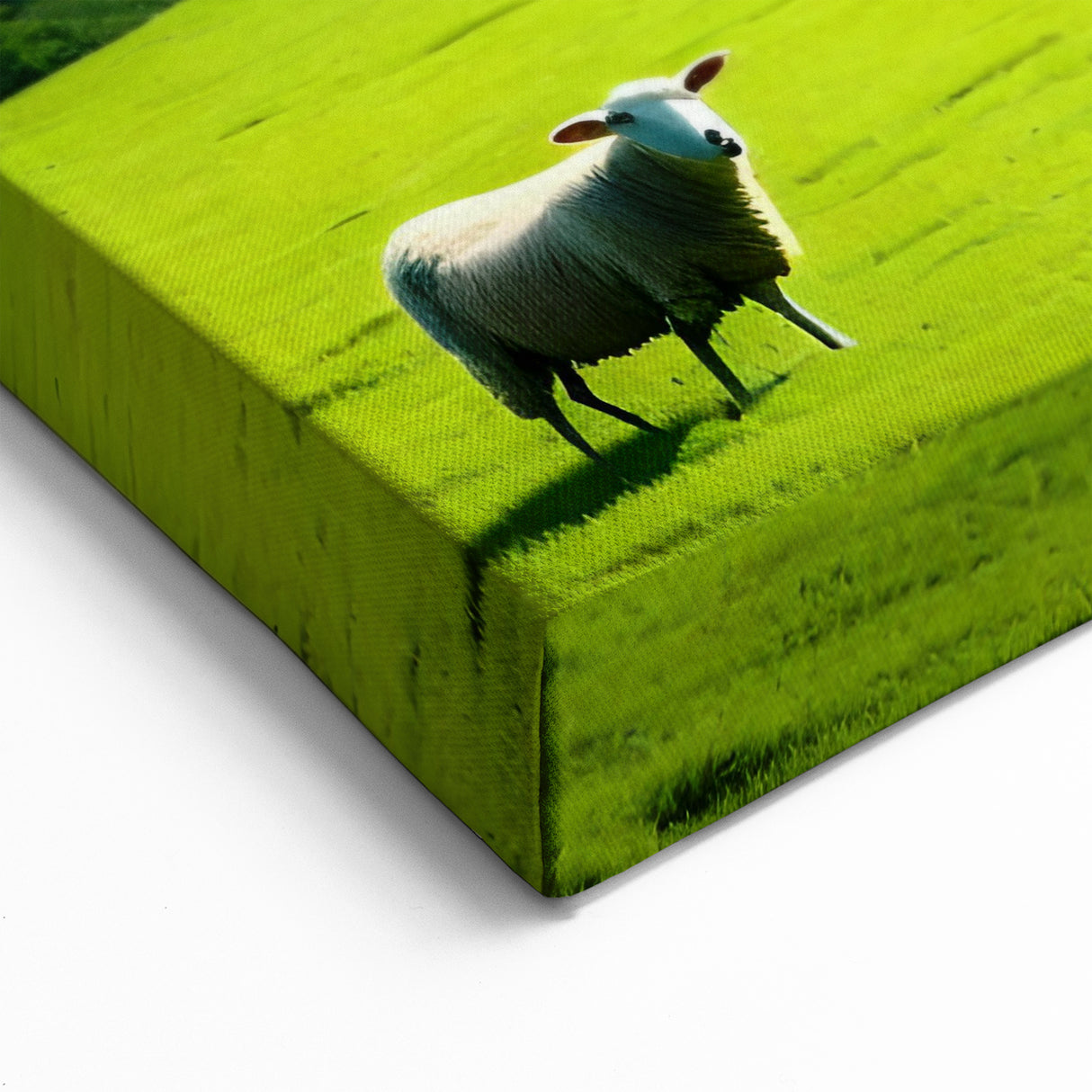 Pastoral Wall Art - Countryside Canvas of Rolling Hills and Sheep