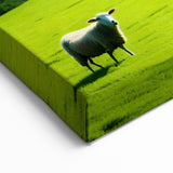 Pastoral Wall Art - Countryside Canvas of Rolling Hills and Sheep