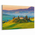 Countryside Wall Art - Rustic Farmhouse Decor with Rolling Hills