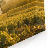 Pastoral Wall Art - Rural Landscape Canvas for Farmhouse Decor